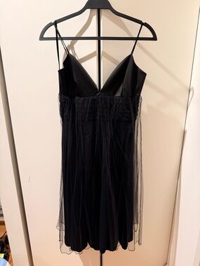 St. John Black Couture Evening Dress